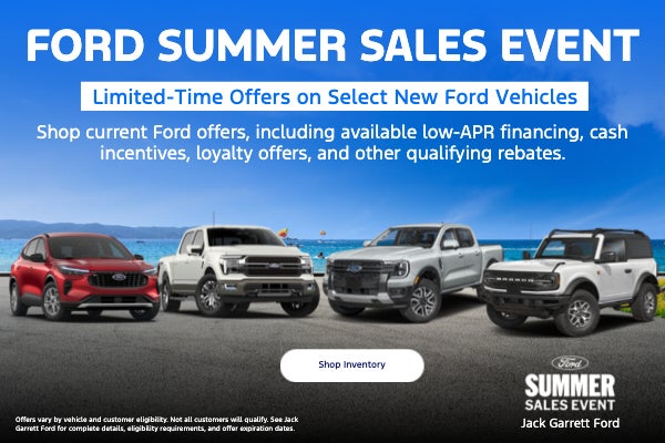 Ford Summer Sales Event