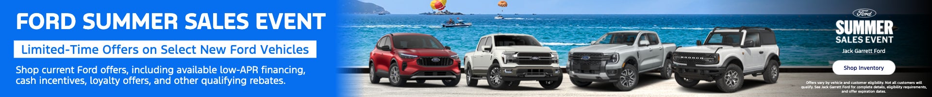 Ford Summer Sales Event